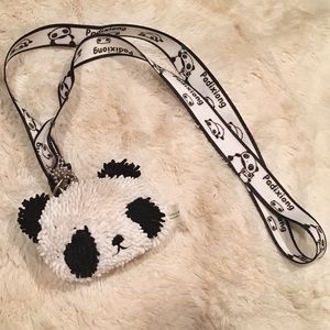 Cute panda lanyard